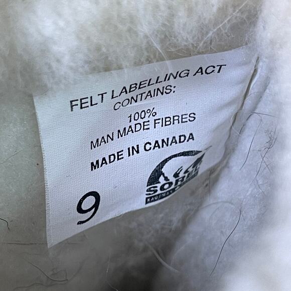 Sorel Caribou Waterproof Lined Winter Boots Men's Size 9 Brown Leather Rubber - Picture 12 of 13